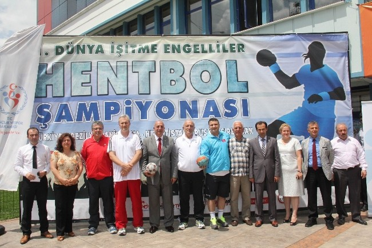 1. İşitme Engelliler Dünya Hentbol Şampiyonası Tanıtım Toplantısı Yapıldı