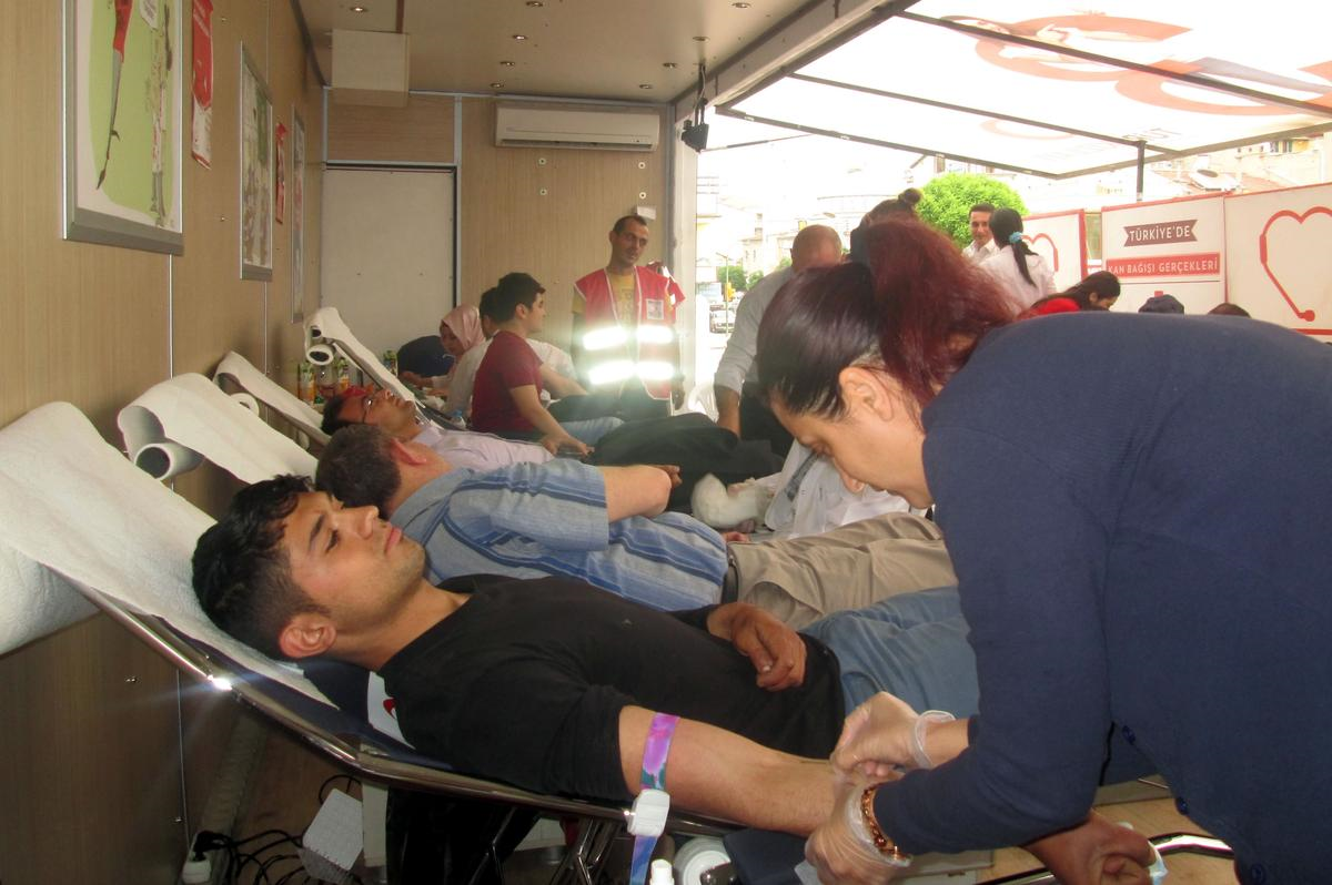 Alaca\'da Kan Bağışı Kampanyası Düzenlendi