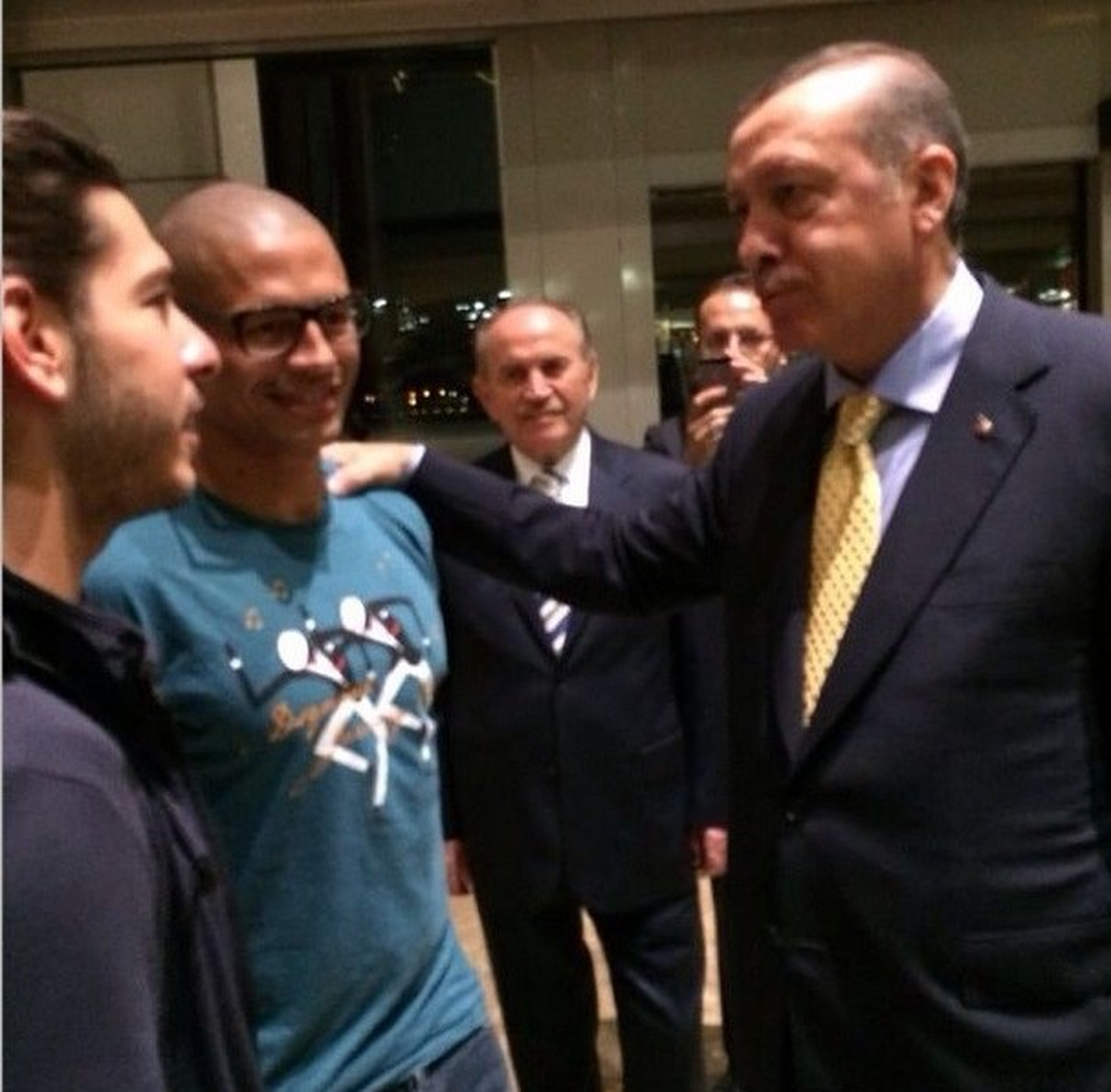 Alex, Başbakan Recep Tayyip Erdoğan ile Kısa Bir Sohbet Etti