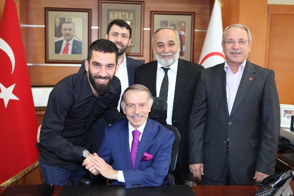 Arda Turan\'dan Başkan Aydıner\'e Ziyaret