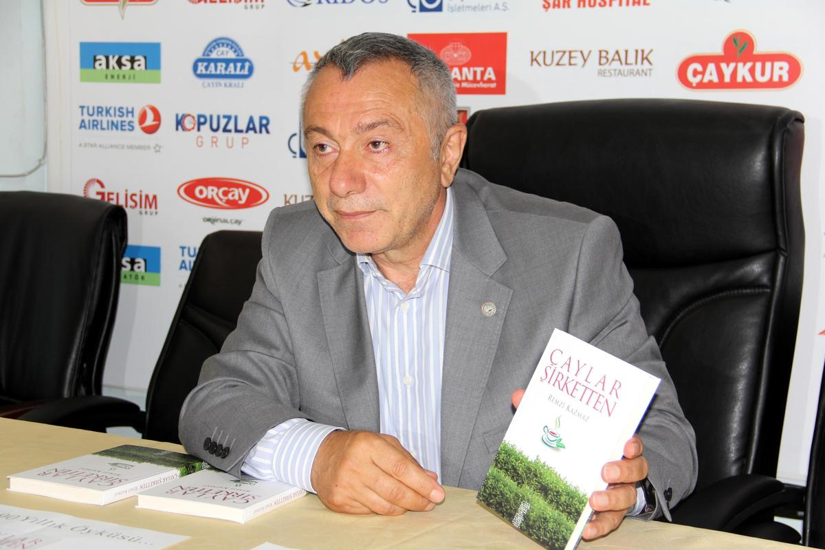 Avukat Kazmaz, "Çaylar Şirketten" Kitabını Tanıttı