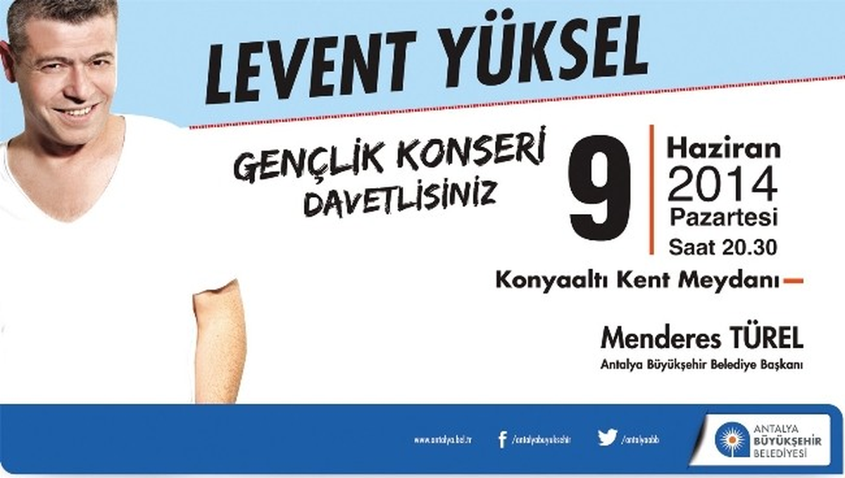 Büyükşehirden Gençlik Konseri