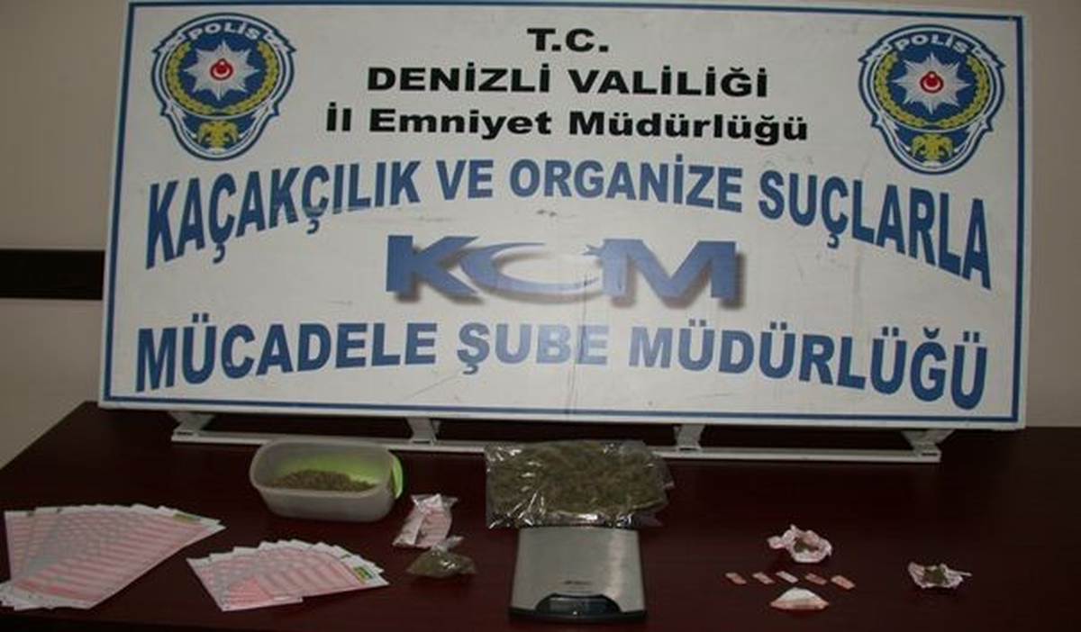 Denizli\'de Uyuşturucu Operasyonu: 2 Tutuklama