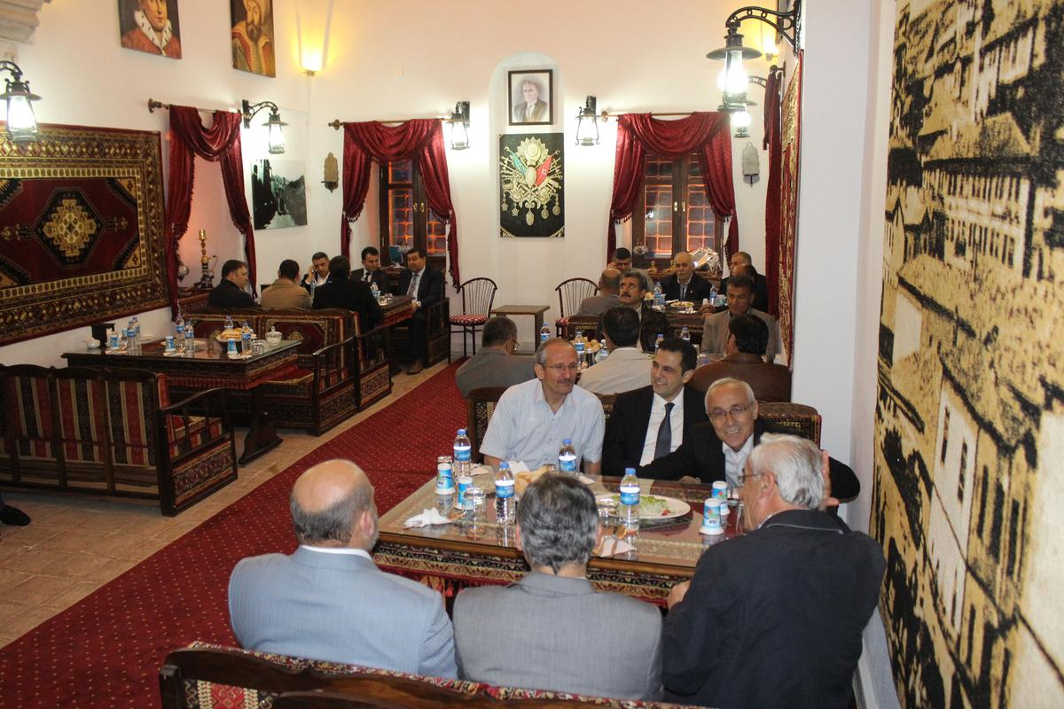 Havza\'da Tayini Çıkan Komutanlara Veda Yemeği