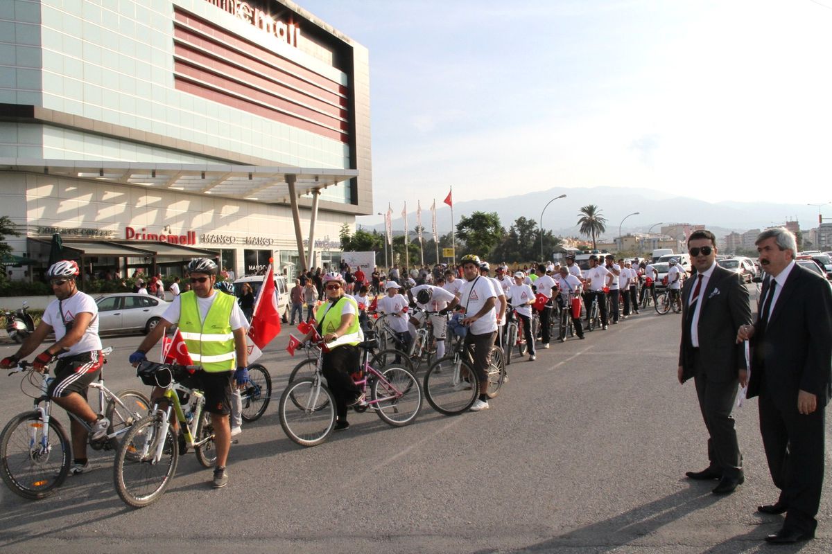 İskenderun\'da "Çare Bisiklet" Etkinliği