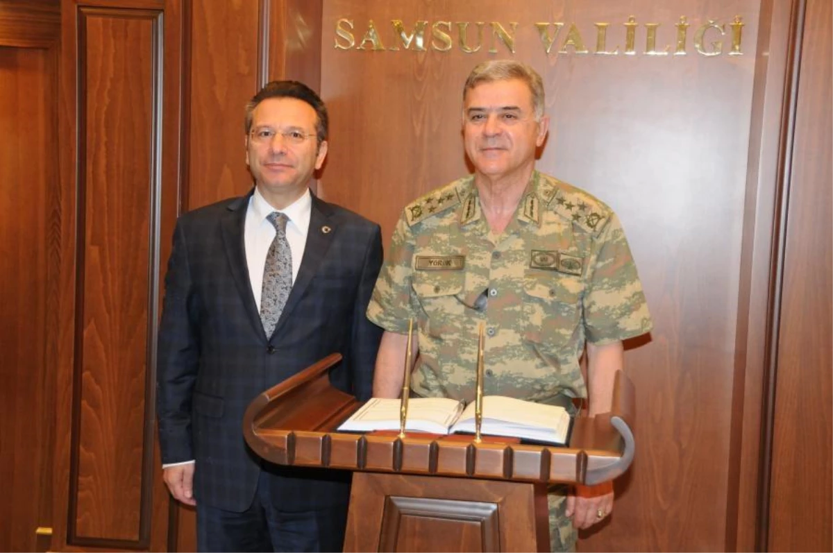 Jandarma Genel Komutanı Orgeneral Yörük, Samsun\'da
