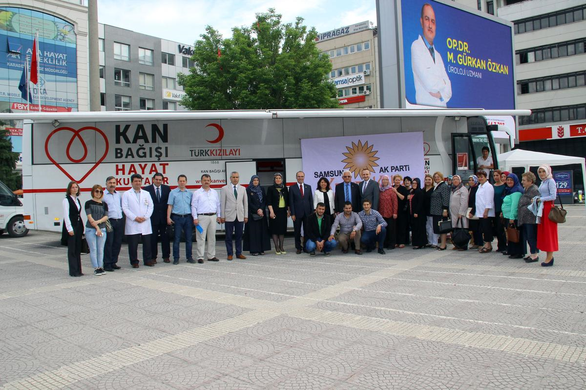 Samsun\'da Kan Bağışı Projesi