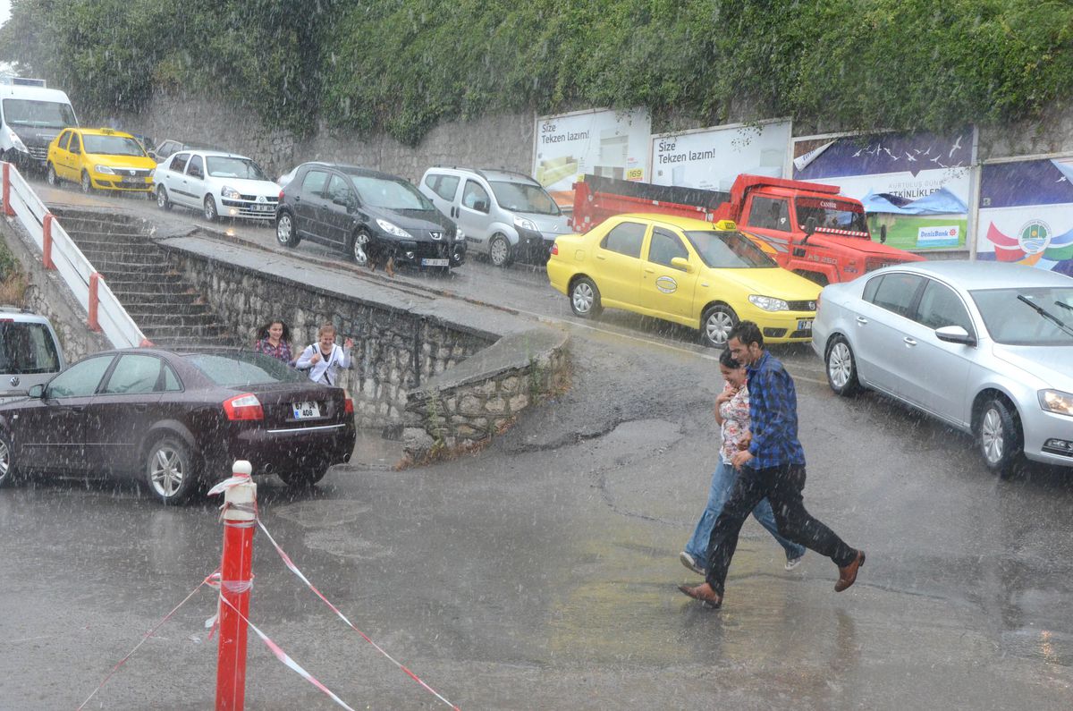 Karabük\'teki Sağanak