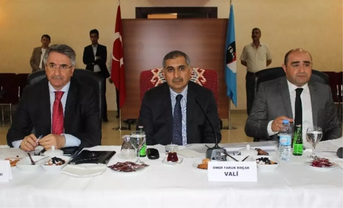Koordinasyon Toplantısı Keban'da Yapıldı