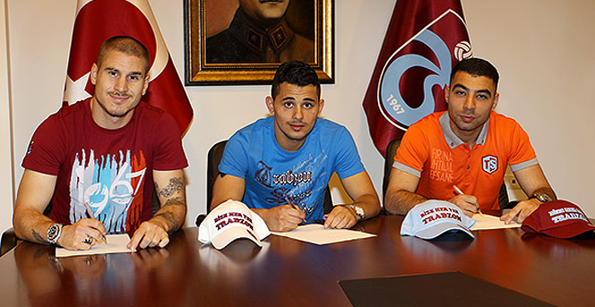 Trabzonspor 3 Futbolcuyla Sözleşme İmzaladı