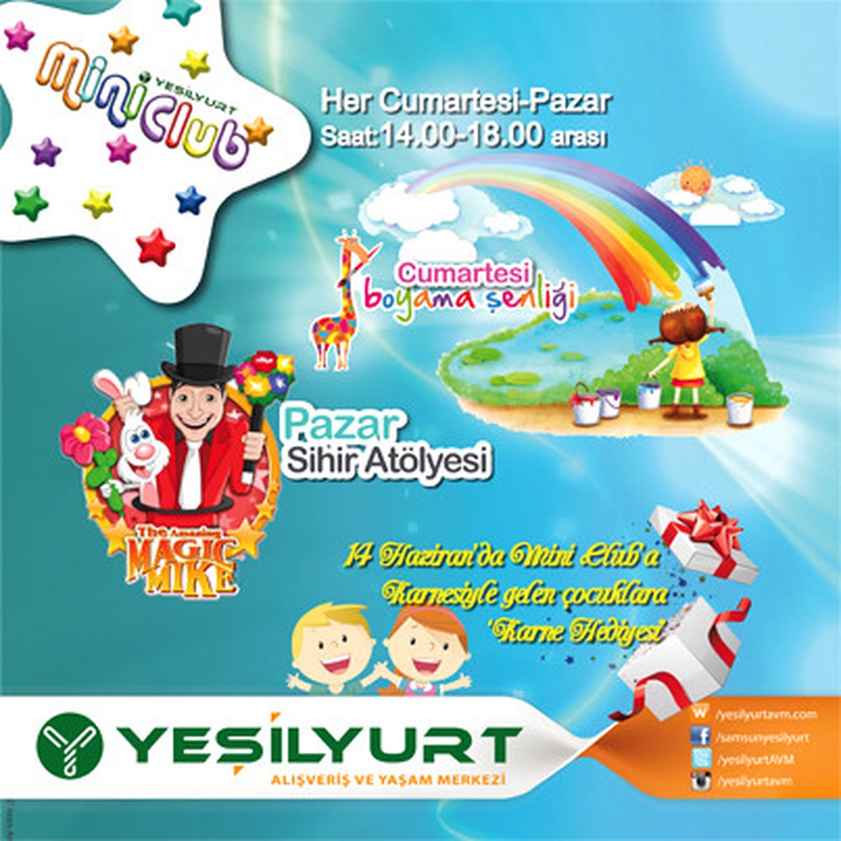Yeşilyurt Mini Club\'ta Doğum Günü Partisi