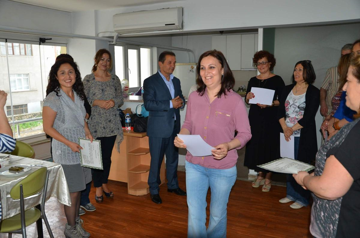 AB Projesi Yemek Kursları Sona Erdi