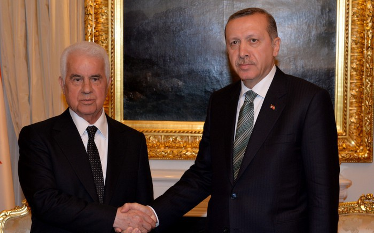 Başbakan Erdoğan, Derviş Eroğlu ile Görüşüyor