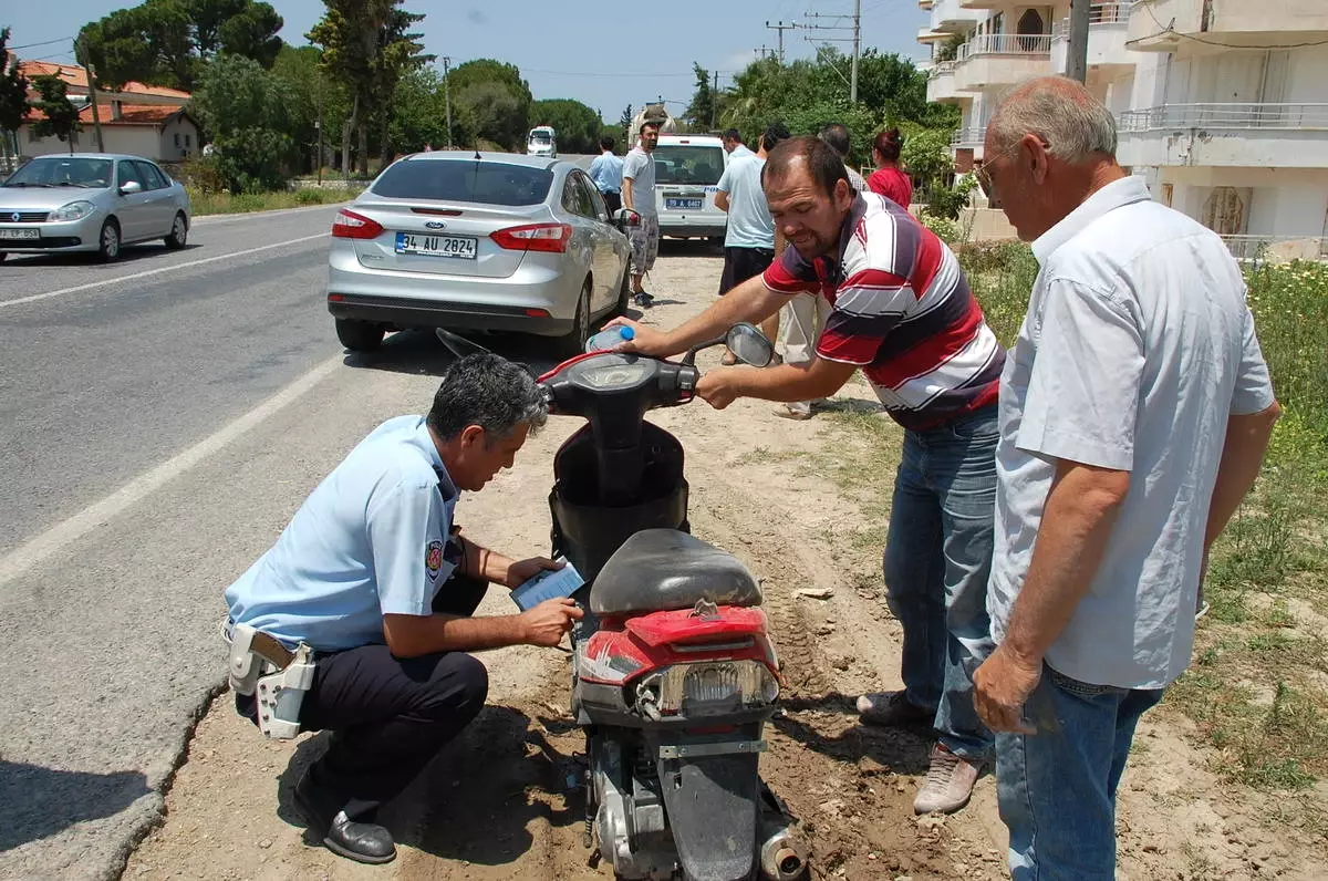 Didim\'de Trafik Kazası: 1 Yaralı