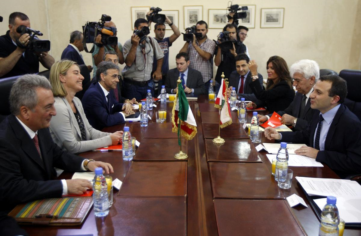 İtalya Dışişleri Bakanı Mogherini, Lübnan\'da