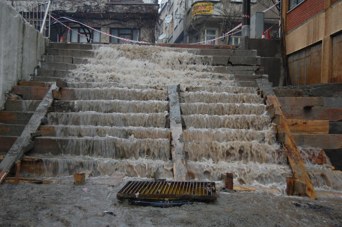 Malkara\'da Şiddetli Yağış