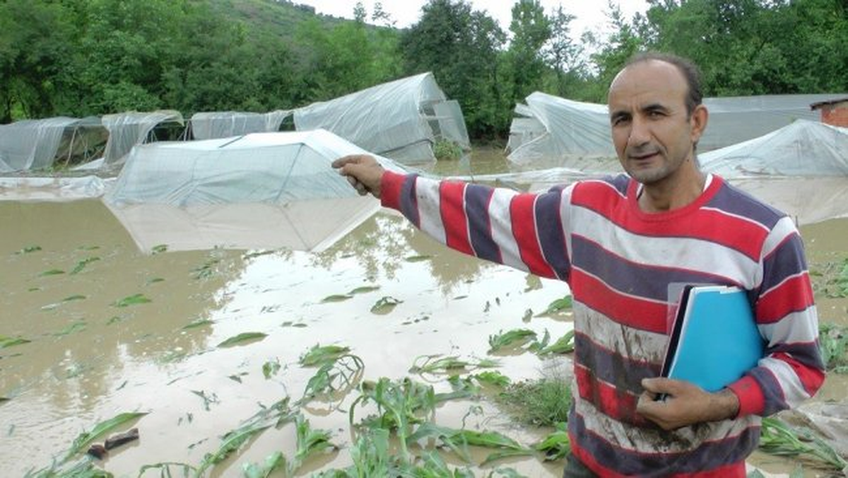 Gökçebey\'de Şiddetli Yağış