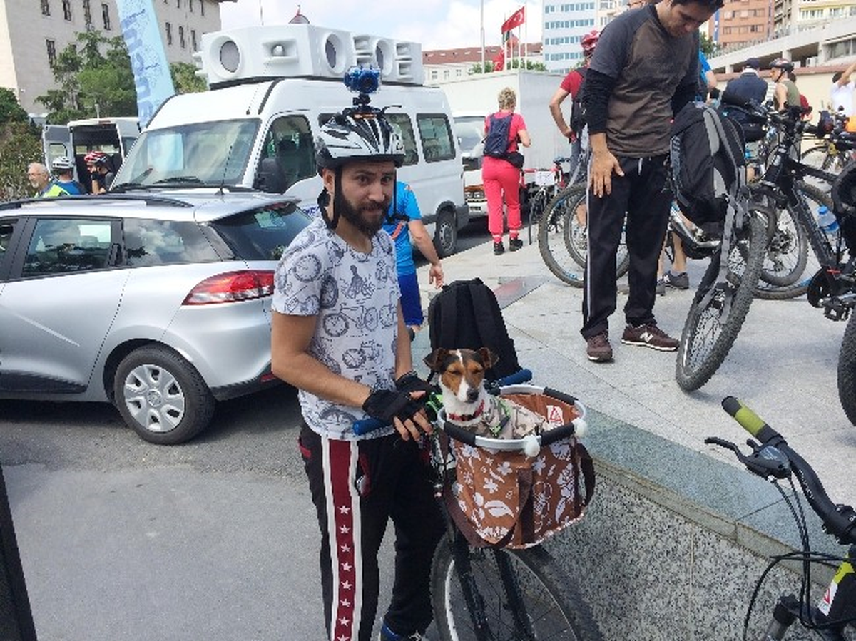 10 Bin Bisikletli, Boğaz Köprüsünden Geçti