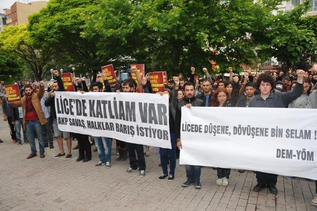 Eskişehir\'de Lice Protestosu
