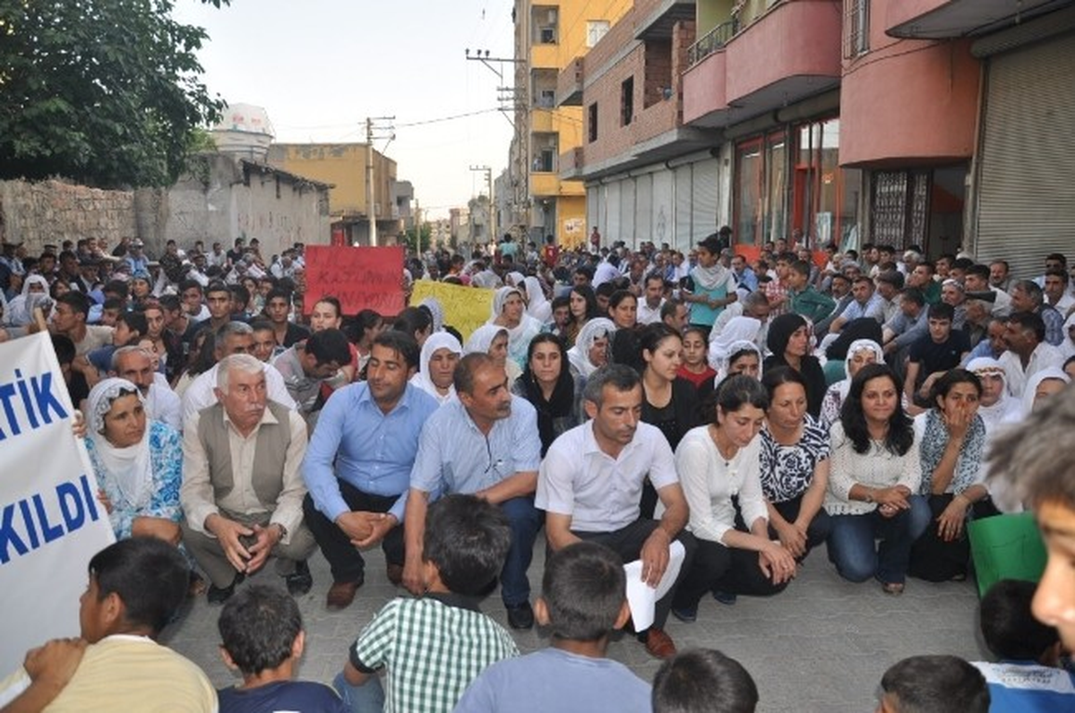 Silopi\'de Lice Olayları Protesto Edildi