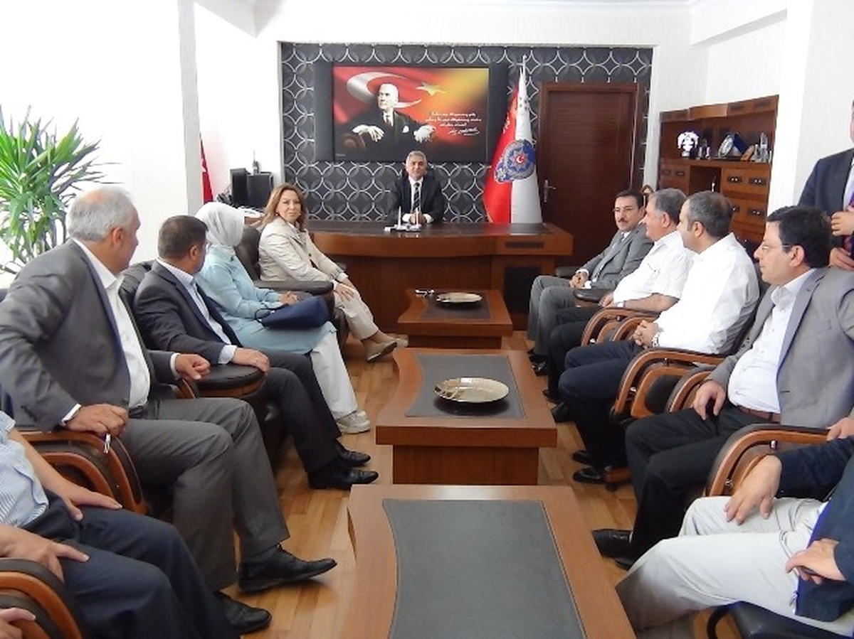 AK Parti Heyetinden Emniyet Müdürüne Ziyaret
