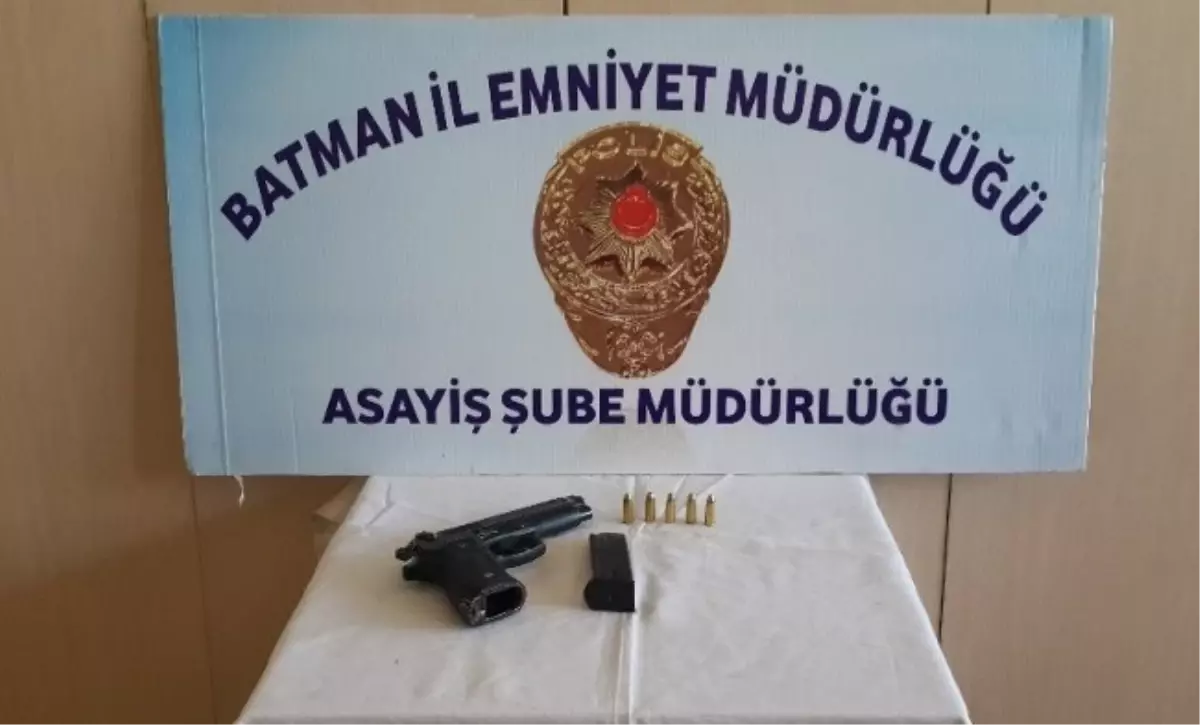 Batman\'da Cinayet Zanlısı Bir Kişi Tutuklandı