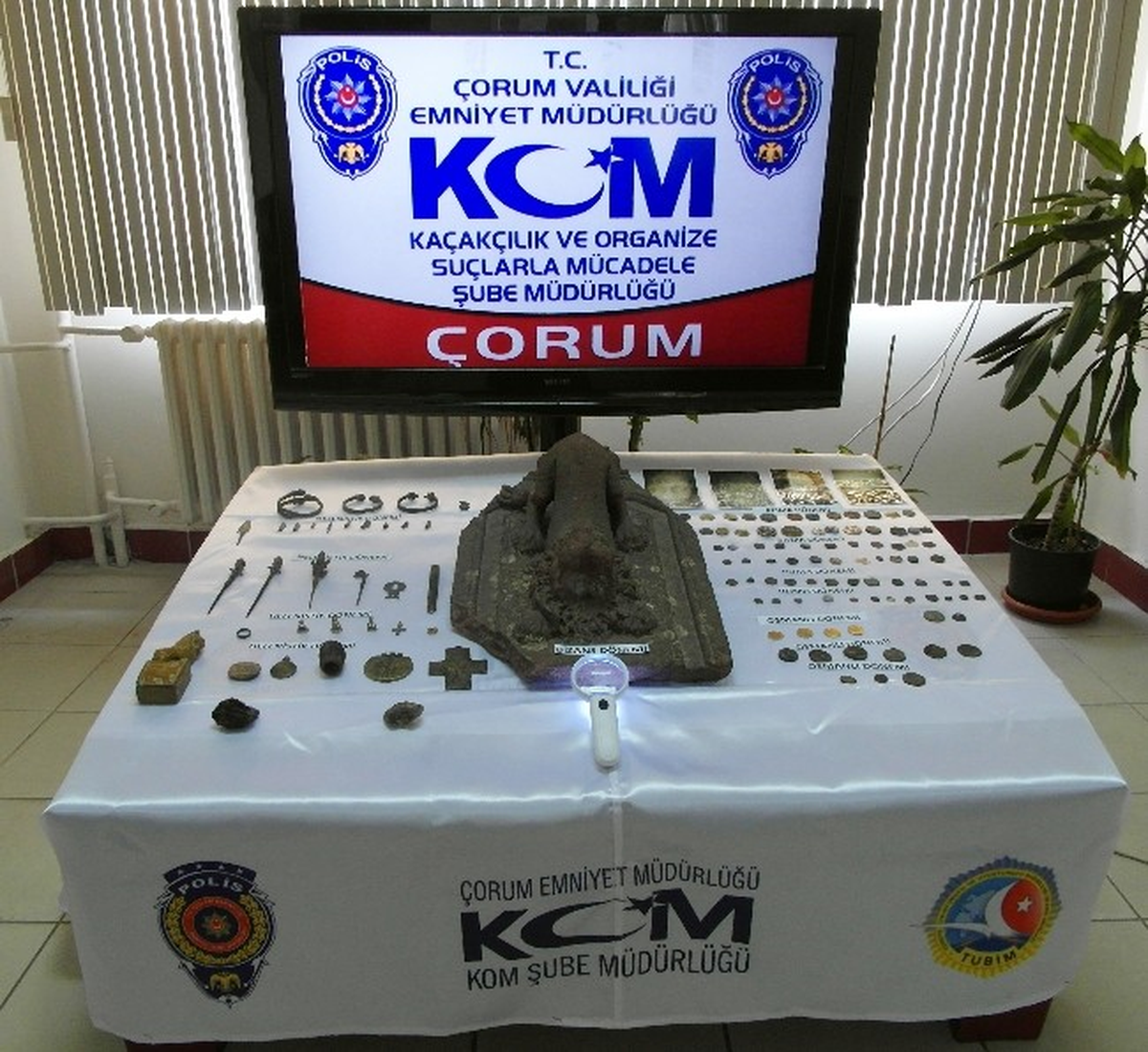 Çorum\'da Tarihi Eser Operasyonu