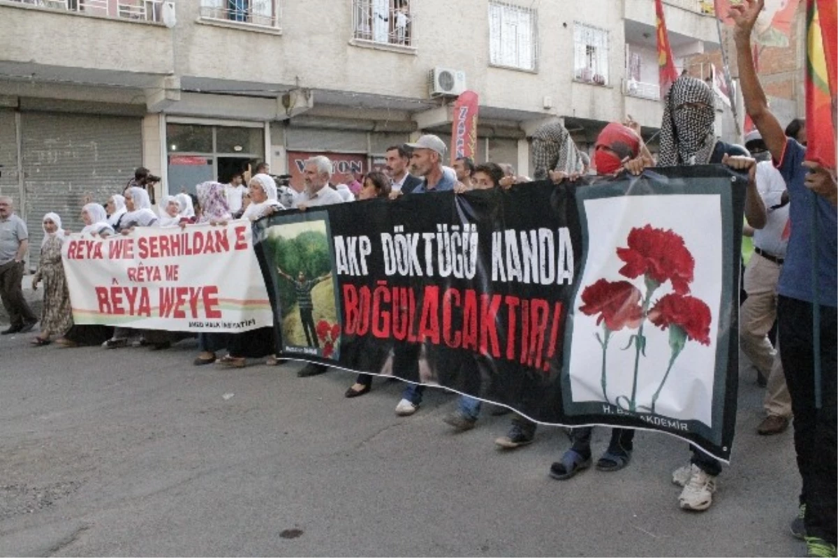 Diyarbakır\'da Lice Yürüyüşünde Olaylar Çıktı