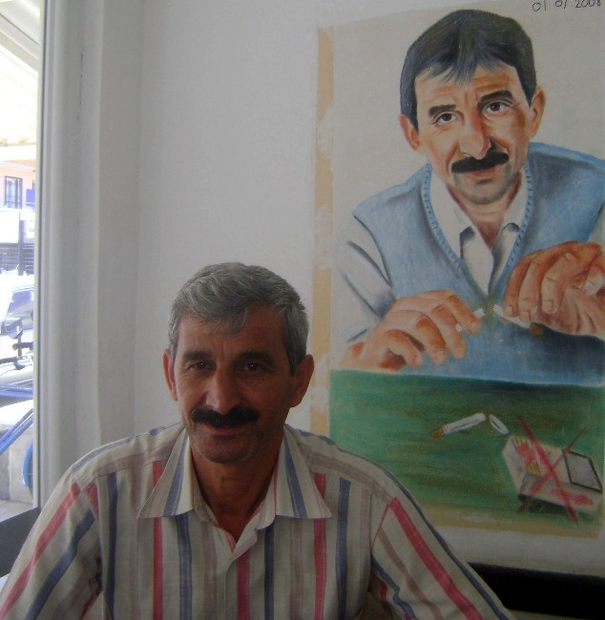 Didim\'de Duvara Çizdirdiği Portre ile Sigarayı Yasakladı