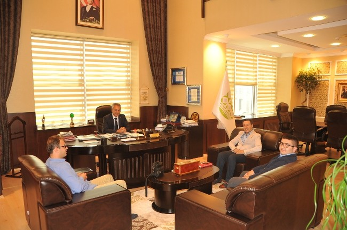 İha Zonguldak Bölge Müdürü Fidan\'dan Kbü Rektörü Uysal\'a Ziyaret