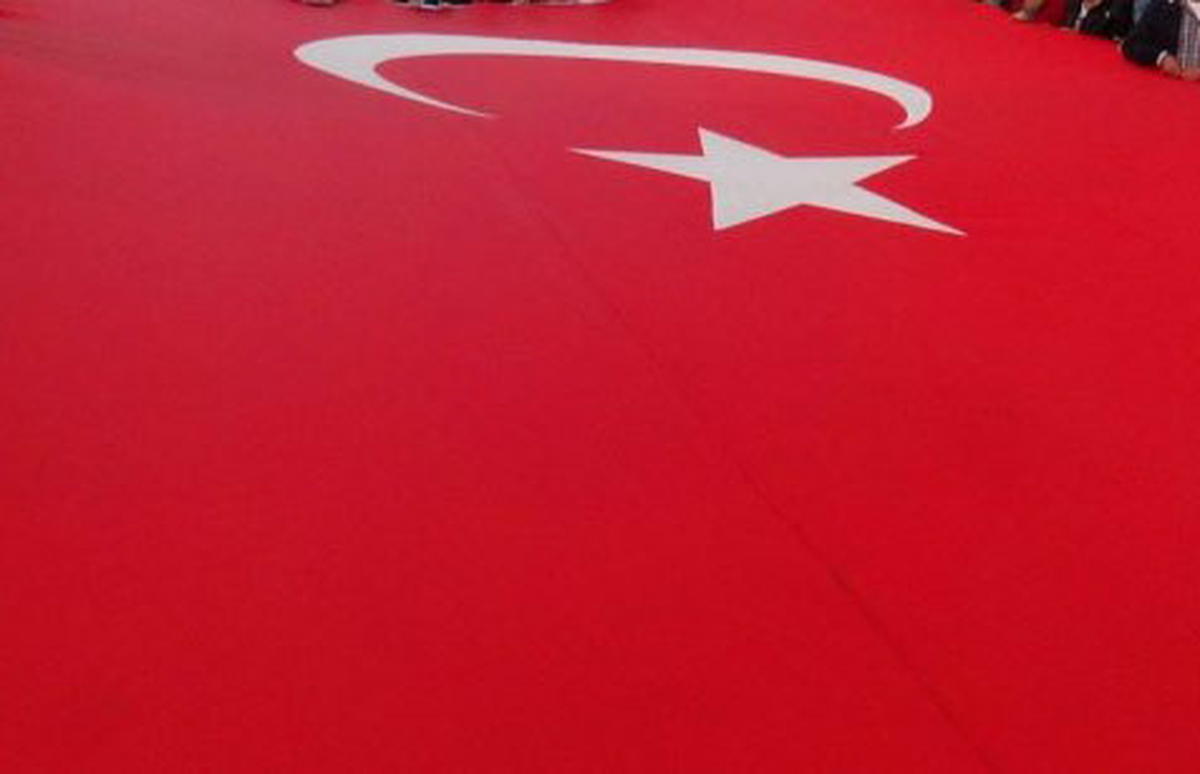 Niğde\'de Bayrak Prostestosu