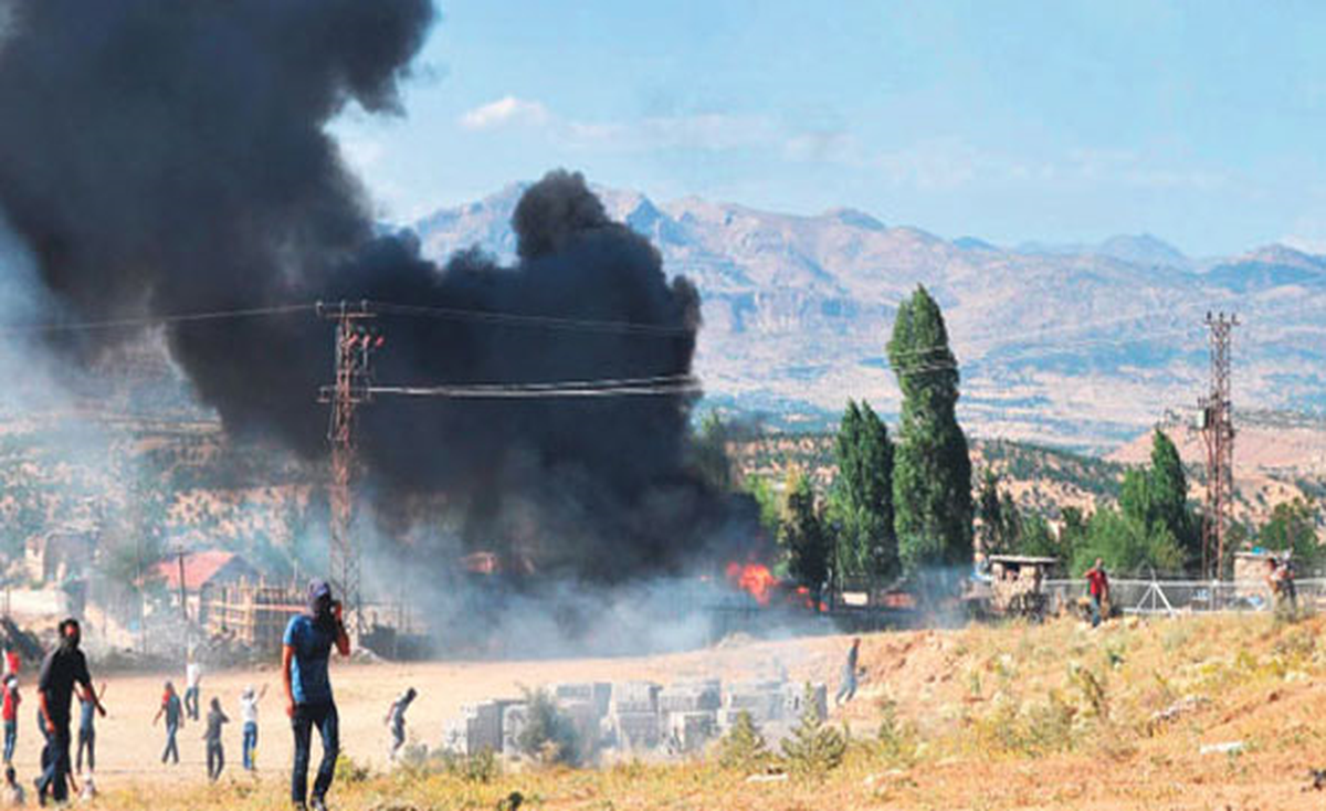 Lice\'deki Olayları Protesto Eden Gruba Polis Müdahale Etti
