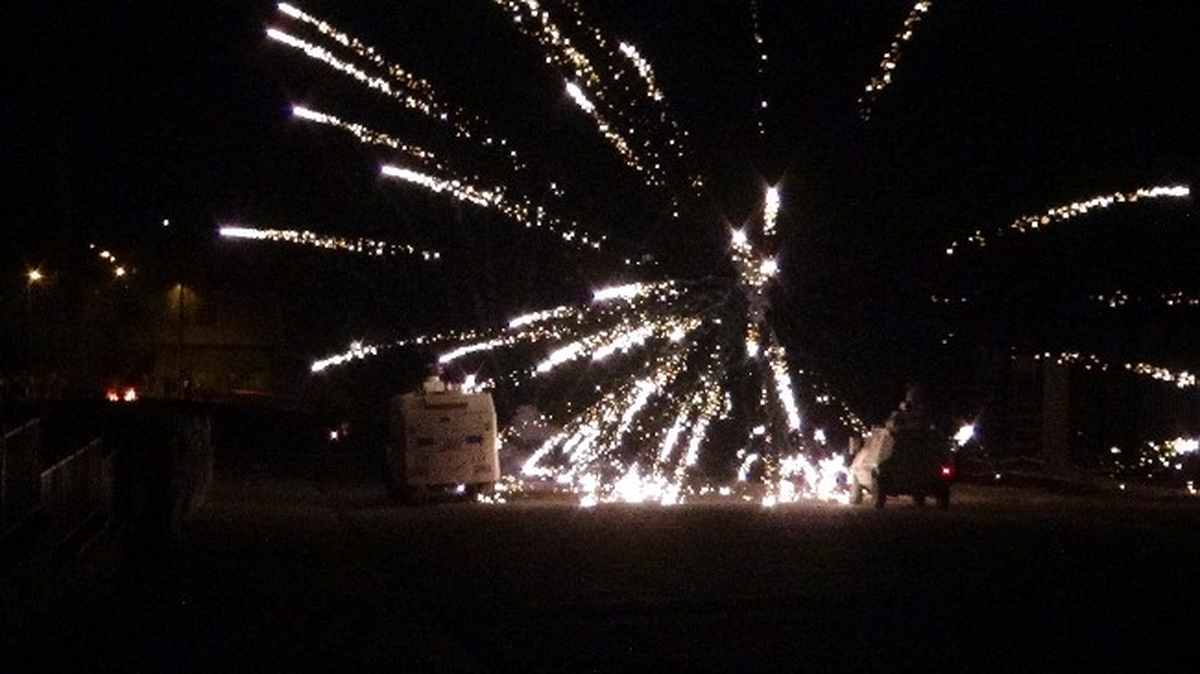 Nusaybin\'de İzinsiz Gösteri Yapan Gruba Polisten Müdahale