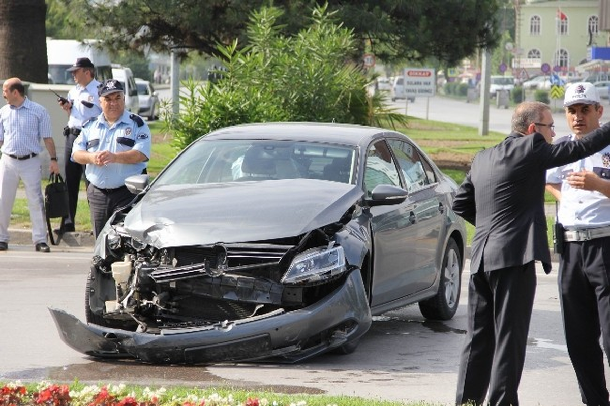 Samsun\'da Trafik Kazası: 1 Yaralı