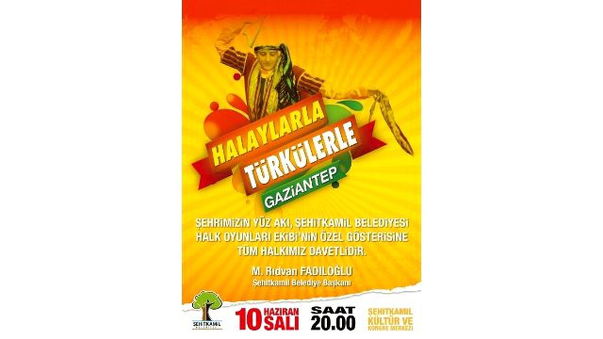Şehitkamil Halkoyunları Topluluğu Gazianteplilerle Buluşuyor