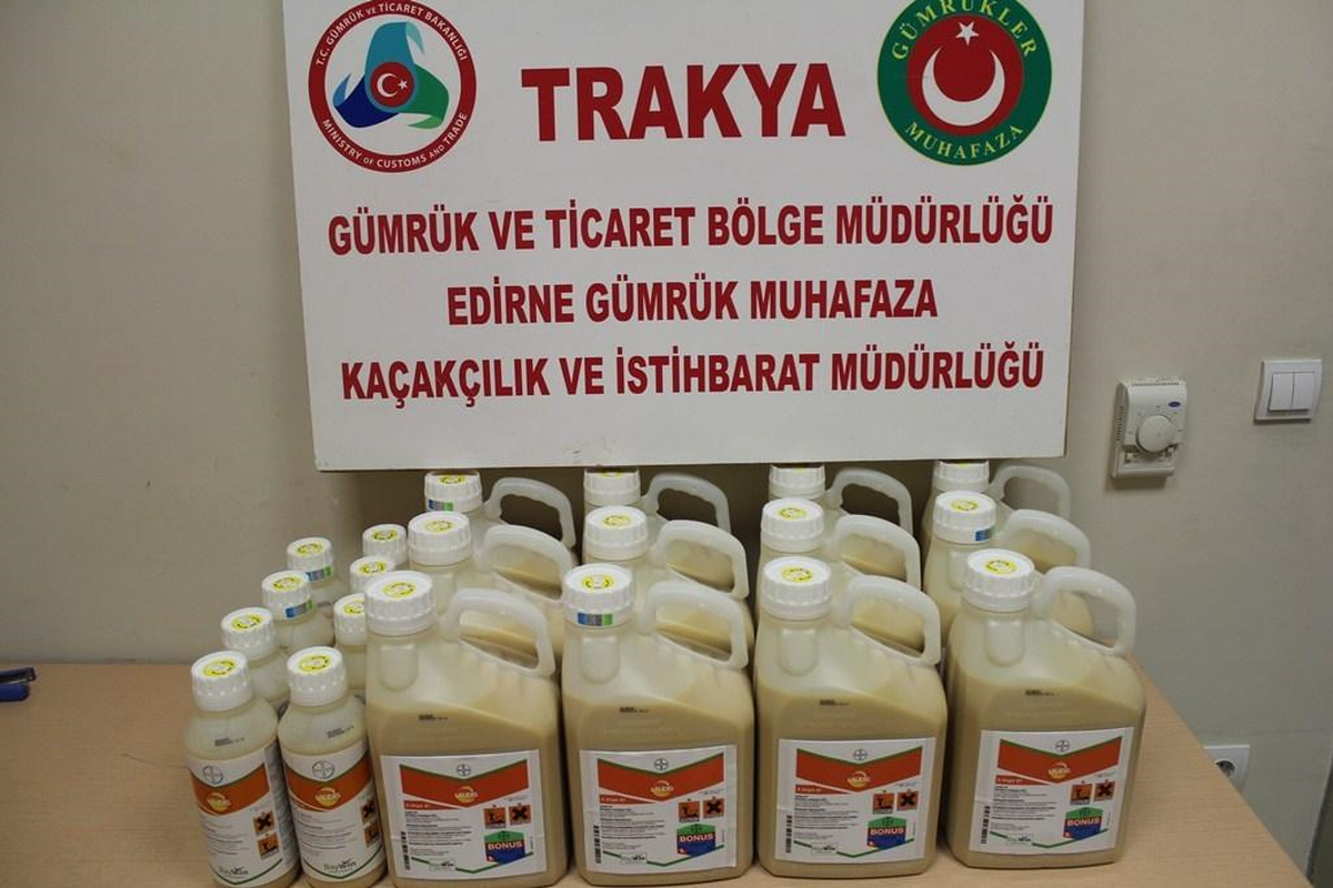 Sınır Kapısında Kaçak "Tarım İlacı" Operasyonu