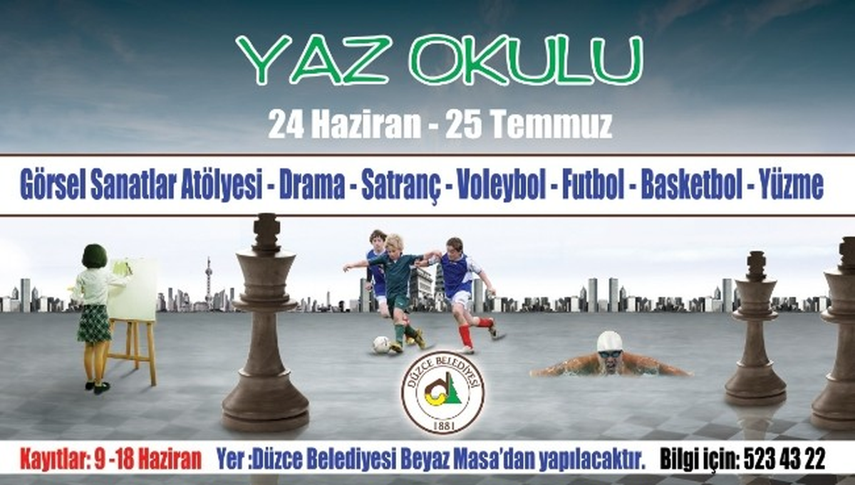 Yaz Okulu Başlıyor
