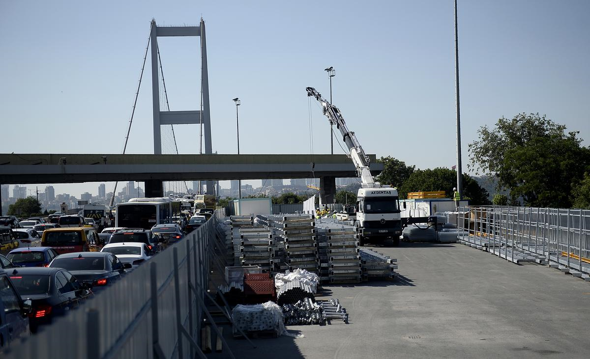 Boğaziçi Köprüsü\'nde Büyük Bakım Başladı