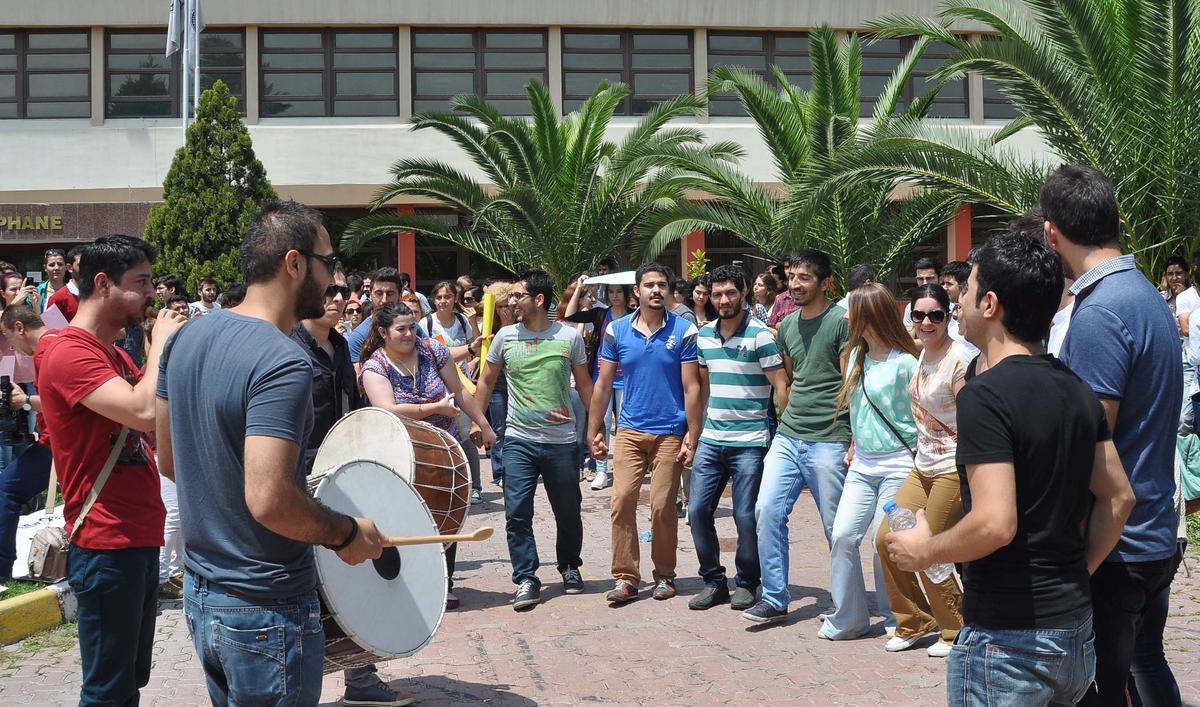 Ege Üniversitesinde Öğrenci Eylemi