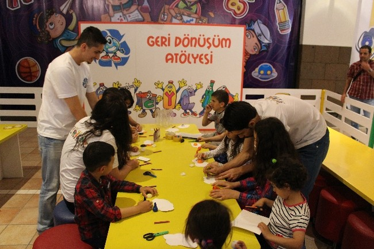 Forum Kayseri\'de Geri Dönüşüm Atölyesi