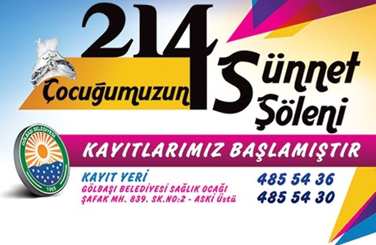 Gölbaşı Belediyesi 214 Çocuğu Sünnet Ettirecek