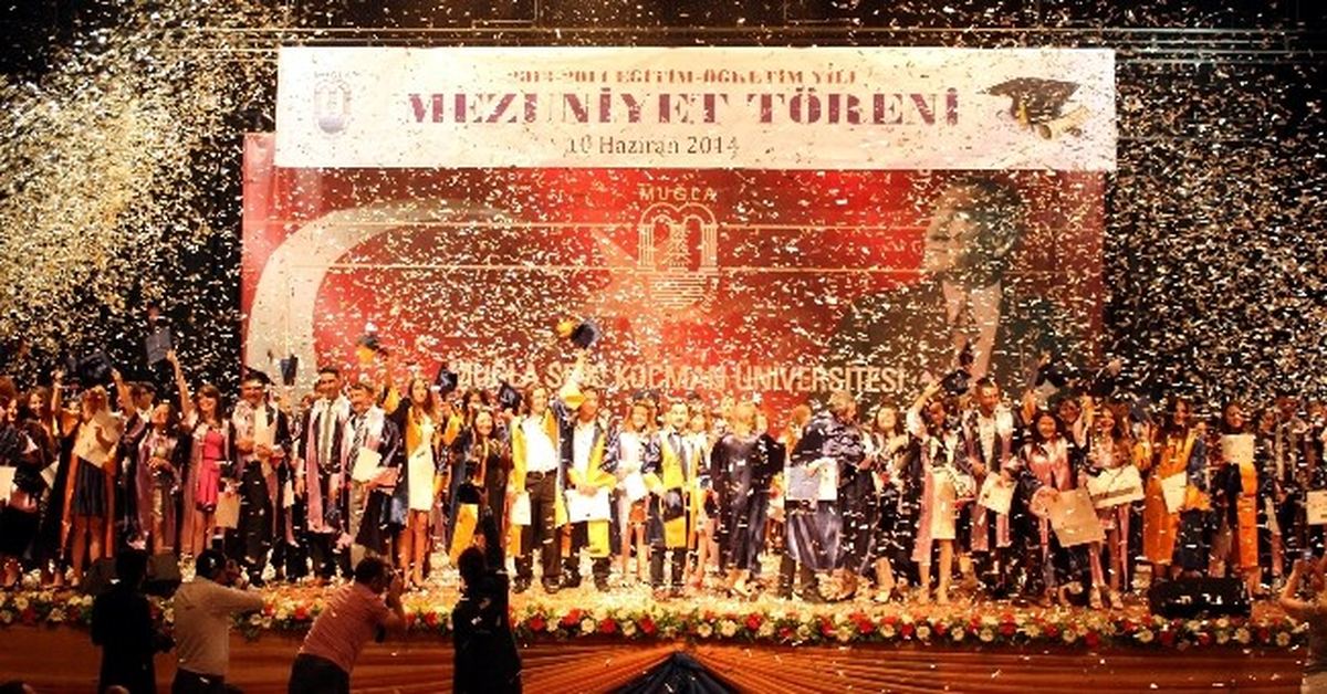 Msk Üniversitesinde Mezuniyet Sevinci