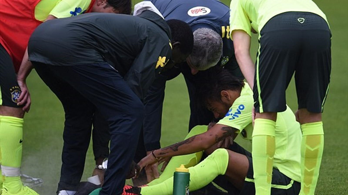 Neymar Antrenmanda Sakatlandı