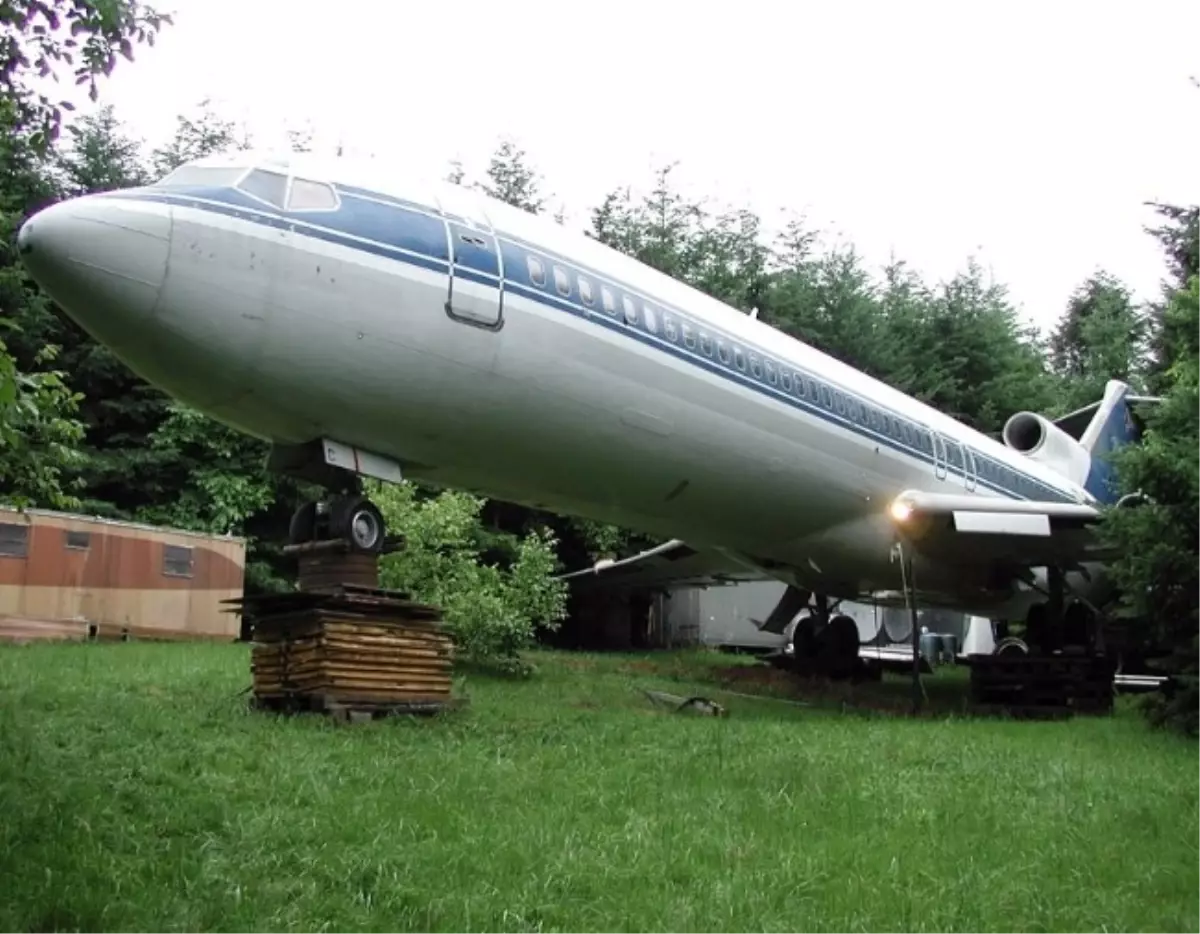 Ormana Taşıdığı Dev Boeing 727 Yeni Evi Oldu