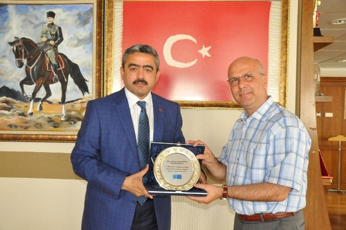 Telekom Müdürleri Alıcık\'ı Ziyaret Etti