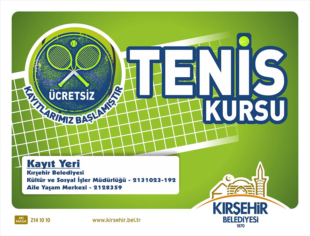 Tenis Kursu Kayıtları Başladı
