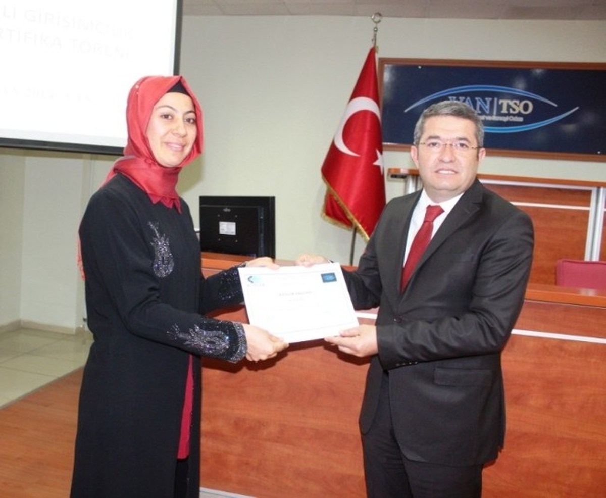 Girişimciler Sertifikalarını Aldı