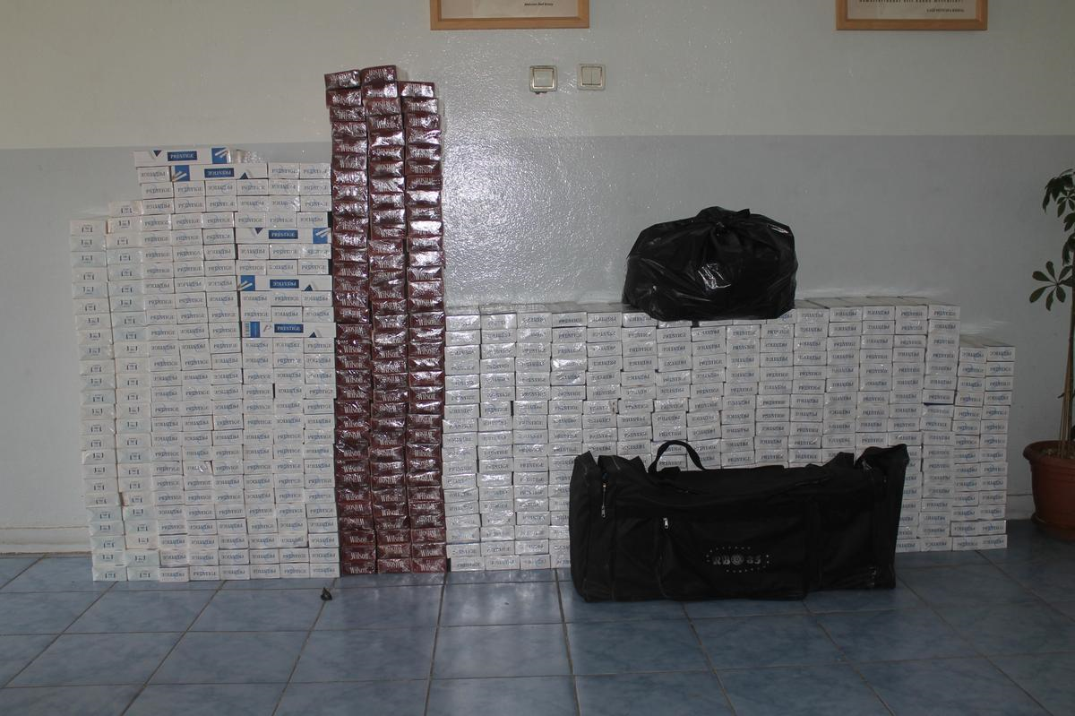 İslahiye\'de 4 Bin 640 Paket Kaçak Sigara Ele Geçirildi