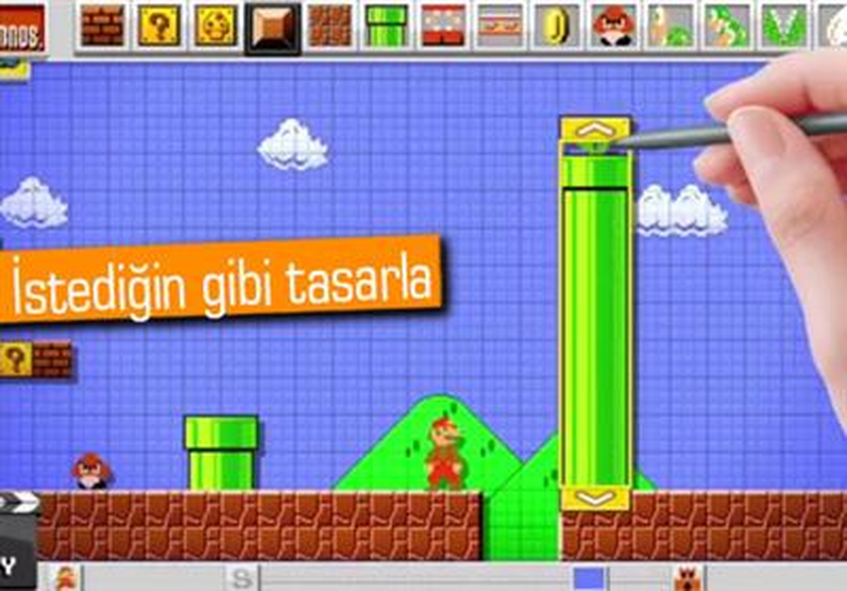Mario Maker ile Kendi Mario Oyununuzu Yapın