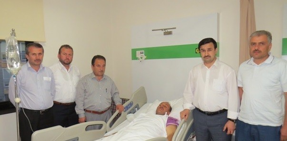 Müftülükten Tedavi Olan İmama Moral Ziyareti